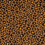 Jacquard Jersey - Luipaard - Mokka/Oker Jacquard Jersey - Luipaard - Mokka/Oker