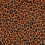 Jacquard Jersey - Luipaard - Mokka/Brique Jacquard Jersey - Luipaard - Mokka/Brique