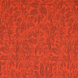 Jacquard Jersey - Bladeren - Rood Jacquard Jersey - Bladeren - Rood
