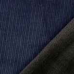 Ribfluweel - Uni - Donkerblauw Ribfluweel - Uni - Donkerblauw