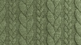 Jacquard Sweat - Uni Kabel - Kaki Jacquard Sweat - Uni Kabel - Kaki