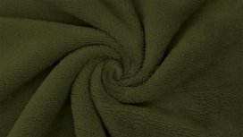 Bamboo Velvet Terry - Uni - Kaki Bamboo Velvet Terry - Uni - Kaki