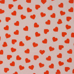 Nicky Velours - Hearts Of Love - Lichtroze Nicky Velours - Hearts Of Love - Lichtroze