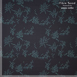 Stretch Katoen - Wild Stripe - Zwart/Blauw Stretch Katoen - Wild Stripe - Zwart/Blauw