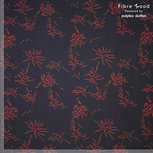 Stretch Katoen - Wild Stripe - Zwart/Rood Stretch Katoen - Wild Stripe - Zwart/Rood