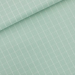 Canvas Gabardine Twill - Thin Grid - Light Harbor Aqua Canvas Gabardine Twill - Thin Grid - Light Harbor Aqua