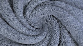 Badstof - Uni - Gemeleerd Blauw Badstof - Uni - Gemeleerd Blauw