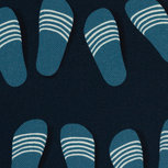 Canvas - Beach Slides - Navy Canvas - Beach Slides - Navy