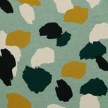 Coupon 0.75m - Sweat - Camouflage - Munt Coupon 0.75m - Sweat - Camouflage - Munt