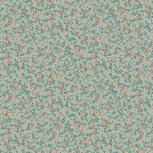 Poplin - Flowers - Munt Poplin - Flowers - Munt