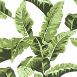 Crepe - Planten - Gebroken Wit Crepe - Planten - Gebroken Wit