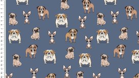 Alpensweat - Digital Dogs - Donker Jeans Alpensweat - Digital Dogs - Donker Jeans