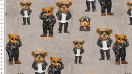 Alpensweat - Digital Bears - Taupe Alpensweat - Digital Bears - Taupe