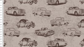Alpensweat - Digital Cars - Taupe Alpensweat - Digital Cars - Taupe