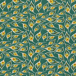 Viscose Jersey - Peacock Feathers - Petrol Viscose Jersey - Peacock Feathers - Petrol