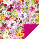 Softshell - Butterfly Flowers - Lichtroze Softshell - Butterfly Flowers - Lichtroze