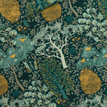 Viscose - Oriental Garden - Gevelgroen (SYAS) Viscose - Oriental Garden - Gevelgroen (SYAS)