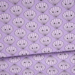 French Terry - Shells - Paars French Terry - Shells - Paars