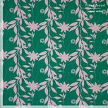 Poplin Katoen - Flower Cut - Groen Poplin Katoen - Flower Cut - Groen