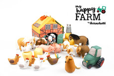 Katoen - Paneel My Happy Farm Katoen - Paneel My Happy Farm