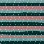 French Terry - Off The Loom - Roze/Groen French Terry - Off The Loom - Roze/Groen