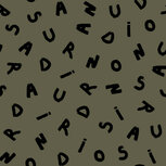 Sweat - Letters - Kaki Sweat - Letters - Kaki
