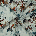 Coupon 0.6m - Viscose - Branches - Teal Coupon 0.6m - Viscose - Branches - Teal