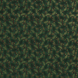 Poplin - Kerst Blaadjes Foil - Groen Poplin - Kerst Blaadjes Foil - Groen