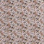 Poplin - Bloemen - Zalmroze Poplin - Bloemen - Zalmroze