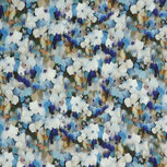 Coupon 0.6m - Viscose - Digital Flowers - Blauw Coupon 0.6m - Viscose - Digital Flowers - Blauw
