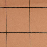 Mantelstof - Check - Beige Mantelstof - Check - Beige