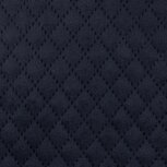 Matelassé - Fluweel Quilt - Donkerblauw Matelassé - Fluweel Quilt - Donkerblauw