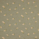 Jersey - Glitter Feather - Gemeleerd Taupe Jersey - Glitter Feather - Gemeleerd Taupe
