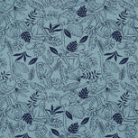 Jersey - Monkeys - Gemeleerd Blauw Jersey - Monkeys - Gemeleerd Blauw