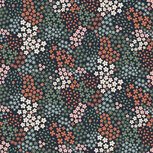 French Terry - Small Flowers - Navy French Terry - Small Flowers - Navy