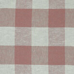 Viscose Linnen - Yarn Dyed Check - Oudroze Viscose Linnen - Yarn Dyed Check - Oudroze