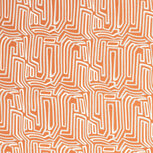 Viscose - Abstracte Lijnen - Oranje Viscose - Abstracte Lijnen - Oranje