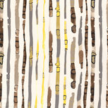 Viscose Jersey - Lijnen - Ecru Viscose Jersey - Lijnen - Ecru