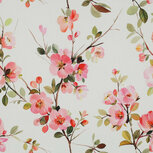 Canvas - Digital Flowers - Ecru Canvas - Digital Flowers - Ecru