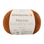 Schachenmayr Merino Extrafine 120 - 110 - Kastanje Schachenmayr Merino Extrafine 120 - 110 - Kastanje