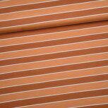 French Terry - Stripes - Cognac (Eva Mouton) French Terry - Stripes - Cognac (Eva Mouton)