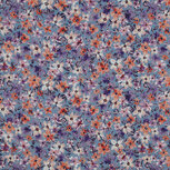 Poplin - Flowers - Luchtblauw Poplin - Flowers - Luchtblauw