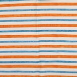 Jersey - Stripes - Lichtgrijs&Blauw&Roest Jersey - Stripes - Lichtgrijs&Blauw&Roest