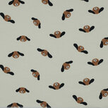 Flanel - Dogs - Ecru Flanel - Dogs - Ecru
