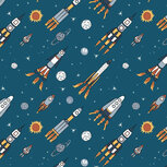 French Terry - Space - Petrol French Terry - Space - Petrol