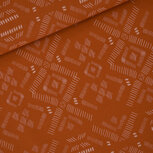 French Terry - Pattern Stripes - Herfstbruin (SYAS) French Terry - Pattern Stripes - Herfstbruin (SYAS)