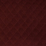 Matelassé - Uni Fluweel Quilted - Bordeaux Matelassé - Uni Fluweel Quilted - Bordeaux