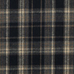 Mantelstof - Checks - Navy-Zand Mantelstof - Checks - Navy-Zand