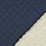 Jeans met Teddy - Uni Quilted - Blauw Jeans met Teddy - Uni Quilted - Blauw