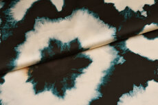 Polyester - Batik - Zwart Polyester - Batik - Zwart